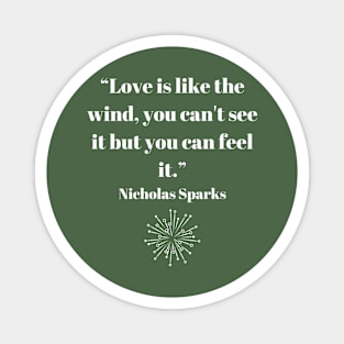 quote Nicholas Sparks Magnet